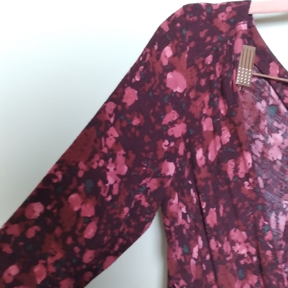 Free People Red Floral All The Right Ruffles Romper Size Small - Picture 5 of 15